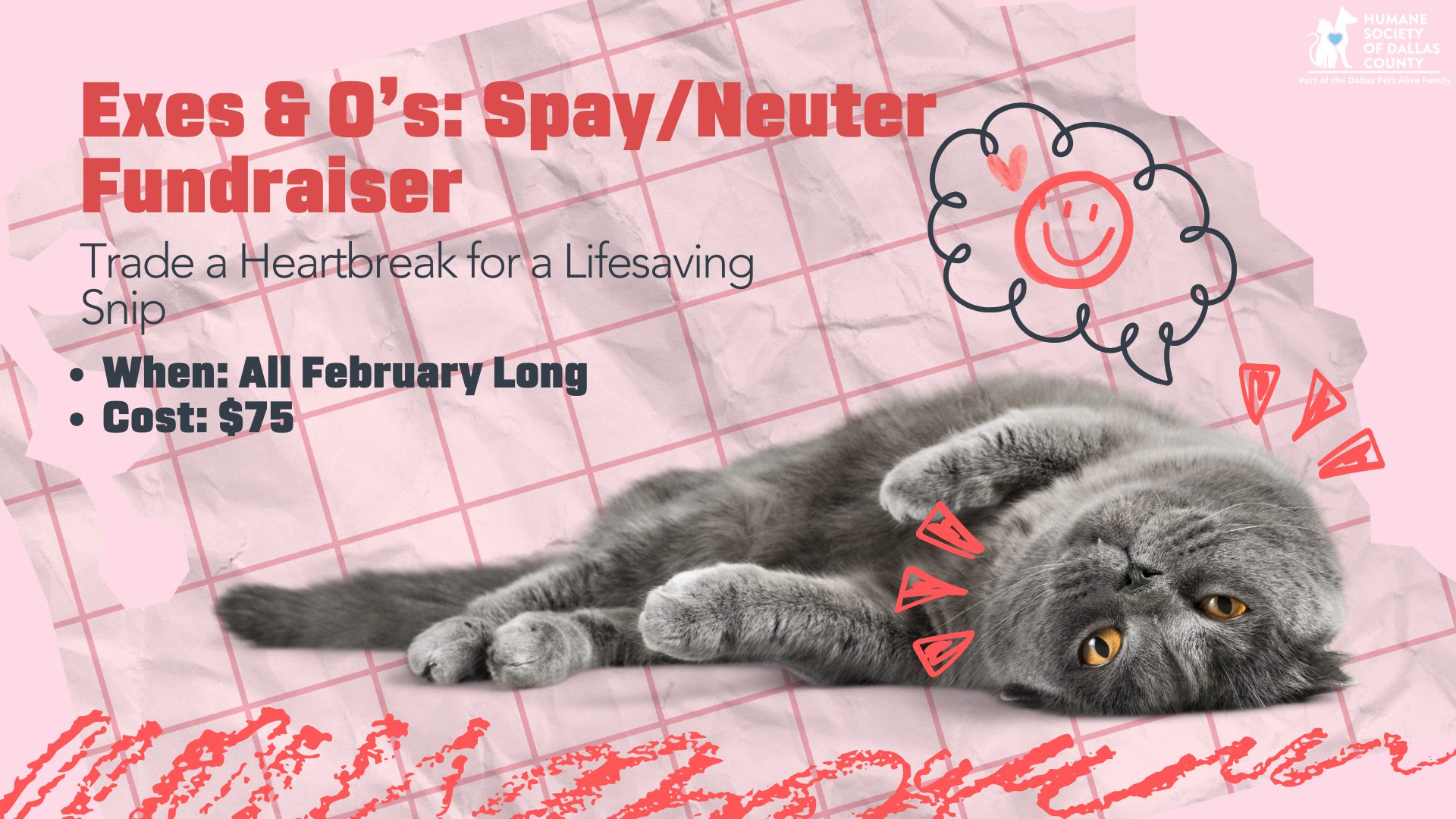 Exes & O’s: Spay/Neuter Fundraiser 1 FB event