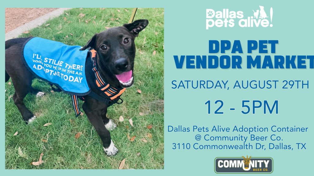 August DPA Pet Vendor Market